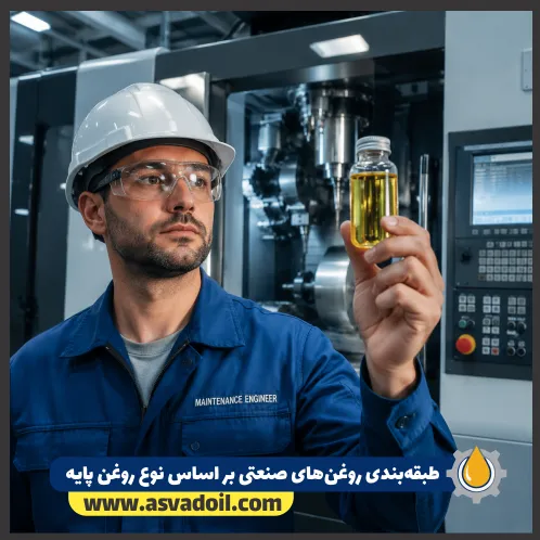 طبقه‌بندی روغن‌های صنعتی بر اساس نوع روغن پایه