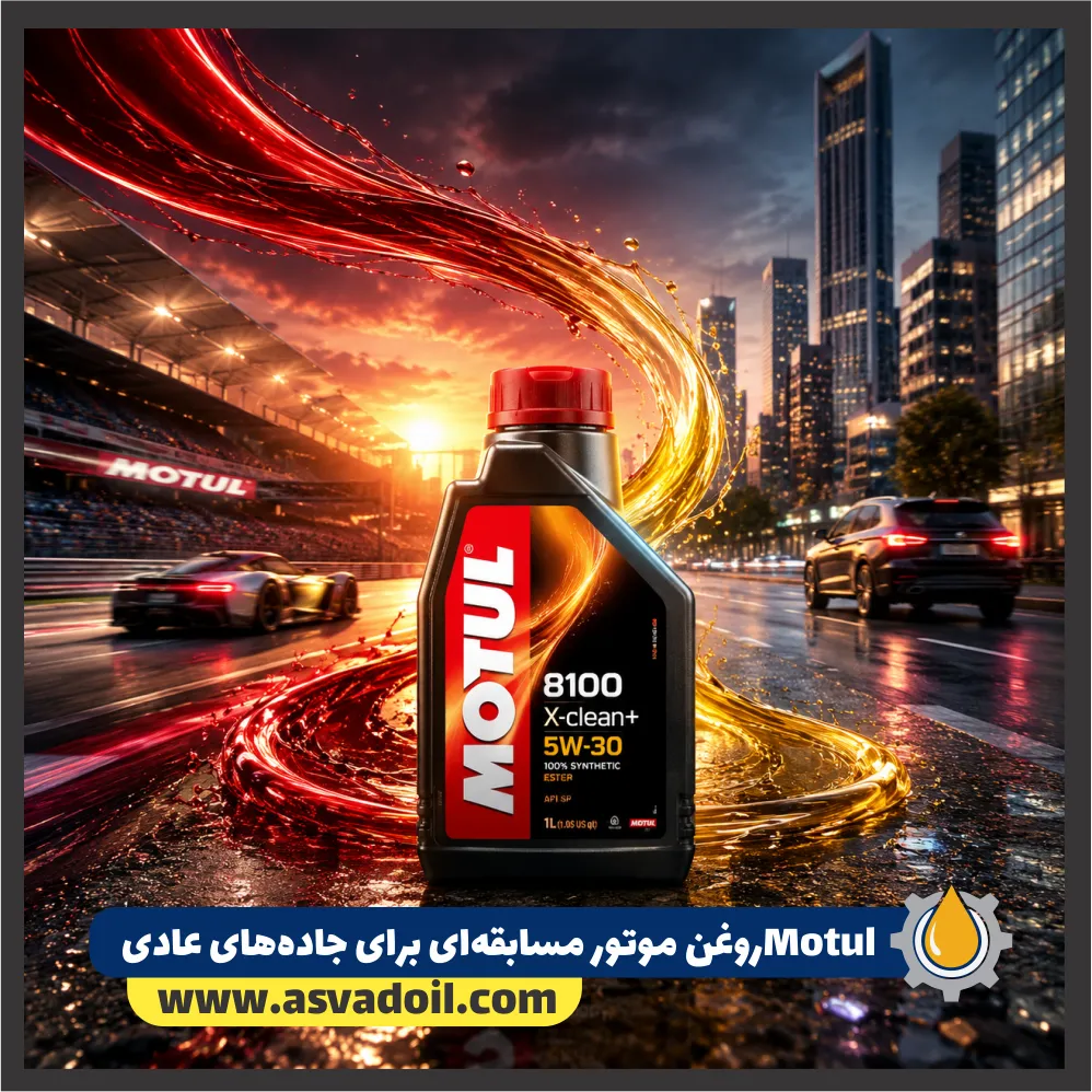Motul روغن موتور مسابقه‌ای برای جاده‌های عادی