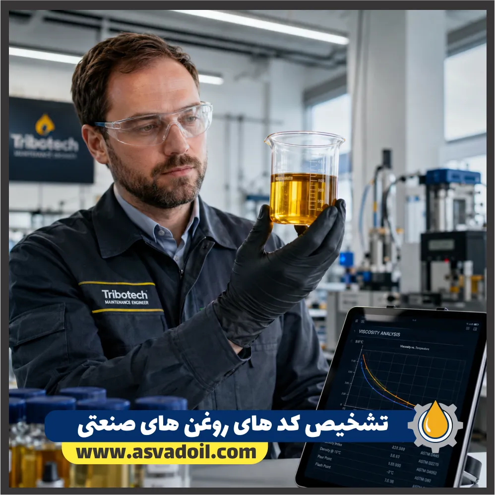 تشخیص کد های روغن های صنعتی