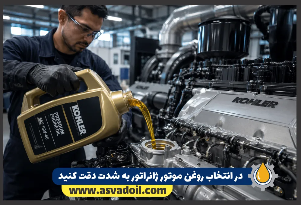 در انتخاب روغن موتور ژانراتور به شدت دقت کنید