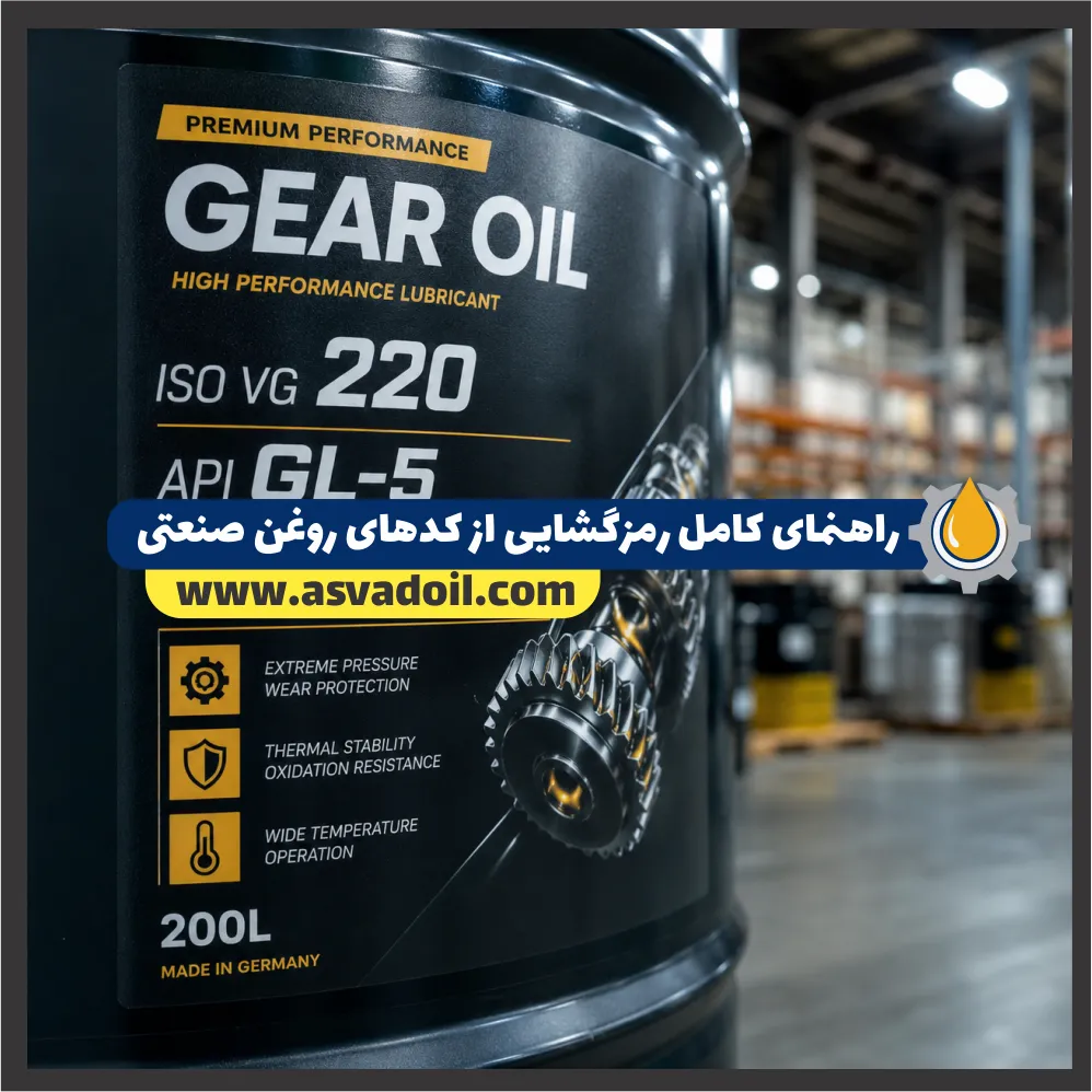 راهنمای کامل رمزگشایی از کدهای روغن صنعتی