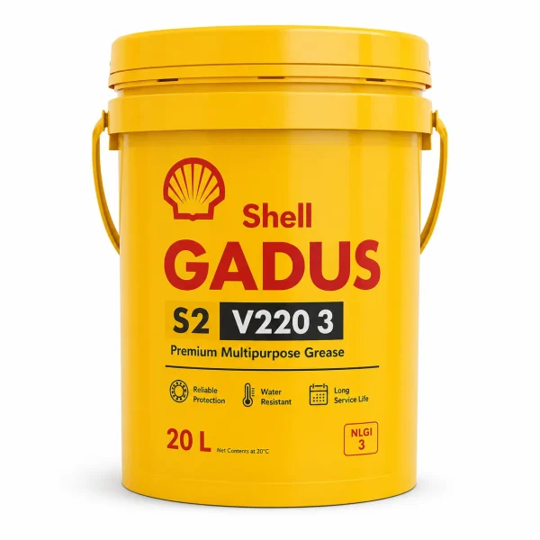گریس Shell Gadus S2 V220 3 گالن 20 لیتری